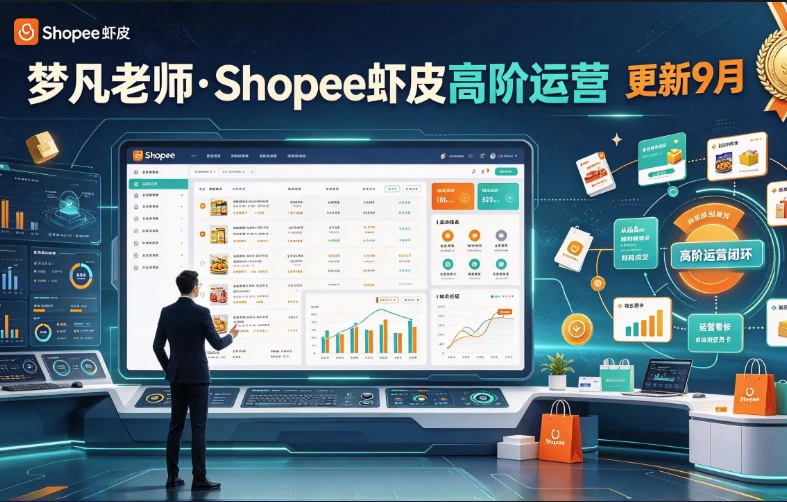 图片[1]-梦凡老师·Shopee虾皮高阶运营课程（更新9月）-酷软