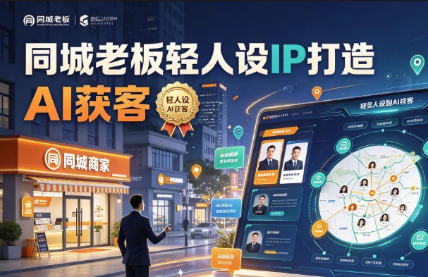 图片[1]-同城老板轻人设IP打造+AI获客-酷软