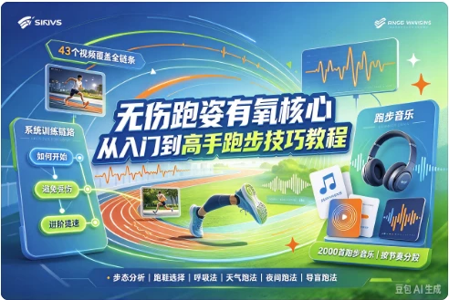 图片[1]-无伤跑姿有氧核心 从入门到高手跑步技巧教程-酷软